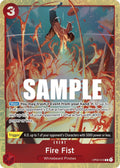 Fire Fist (Alternate Art) - OP03-018 - (Pillars of Strength)