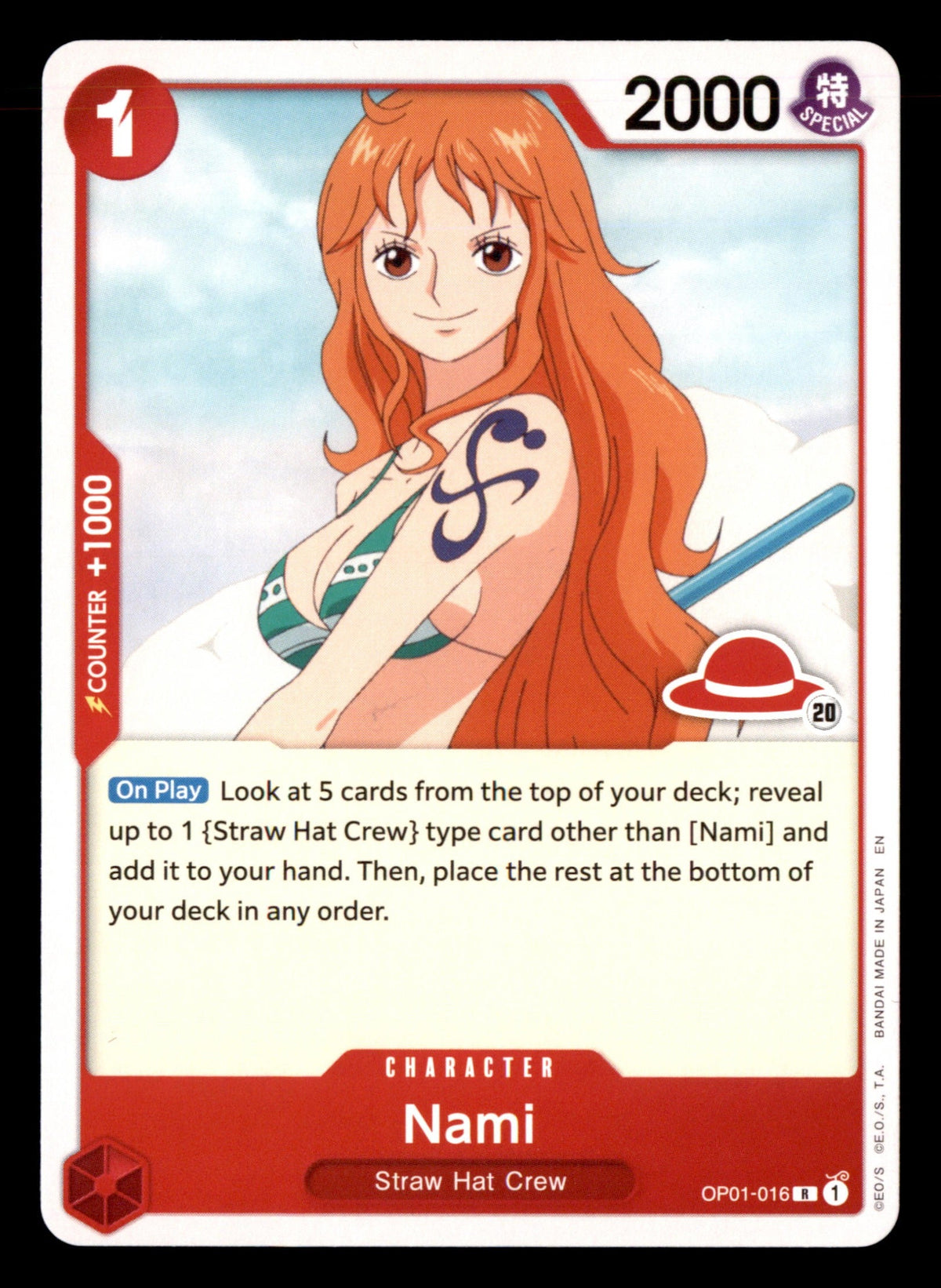 Nami - OP01-016 (Luffy Deck) - OP01-016