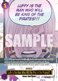 Luffy Is the Man Who Will Be King of the Pirates!!! (Japanese Version 3rd Anniversary Set) - OP12-079 - (One Piece Promotion Cards)
