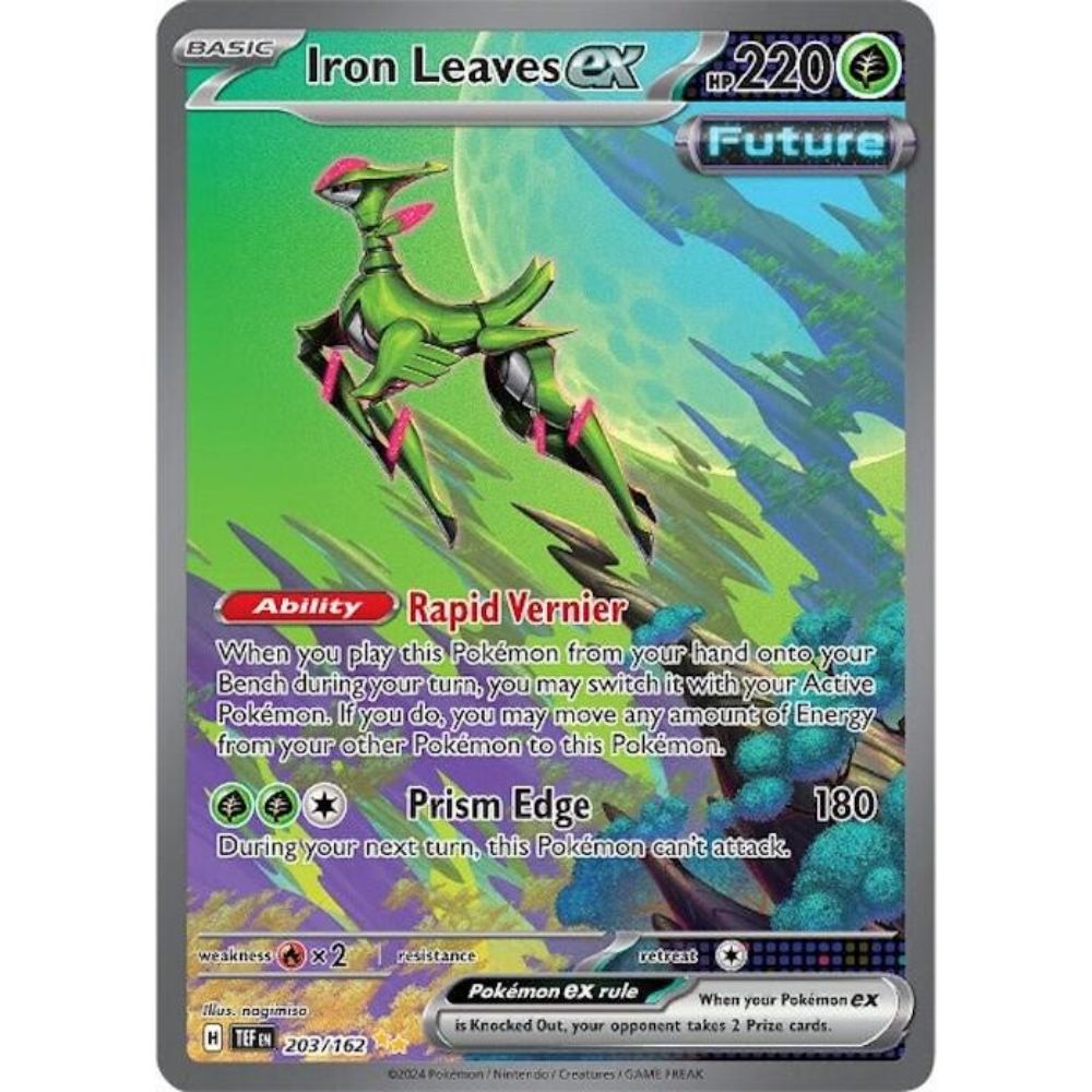 Pokemon Scarlet & Violet Temporal Forces Elite Trainer Box (Iron Leaves)
