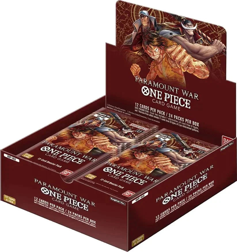 One Piece TCG: Paramount War Booster Box OP-02